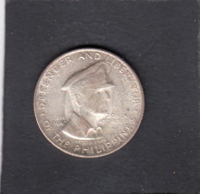 Beschrijving: 50 Centavos MAC ARTHUR